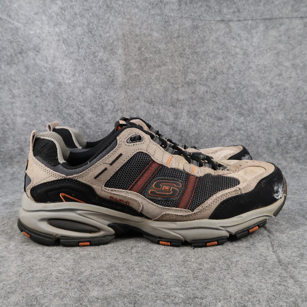 Skechers Shoes Mens 9.5 EW Sneakers Trainers Comfort Casual Active Sport Leather